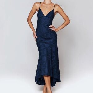 Princess Polly Cyrene Maxi Dress Navy